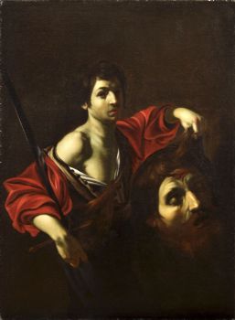 Davide con la testa di Golia, circa 1620
